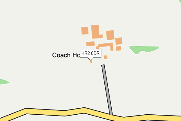 HR2 0DR map - OS OpenMap – Local (Ordnance Survey) HR2 0DR map - OS OpenMap – Local (Ordnance Survey)