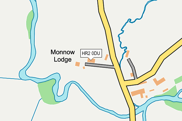 HR2 0DU map - OS OpenMap – Local (Ordnance Survey)