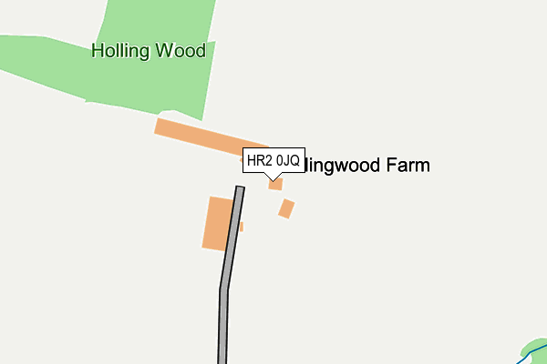 HR2 0JQ map - OS OpenMap – Local (Ordnance Survey) HR2 0JQ map - OS OpenMap – Local (Ordnance Survey)