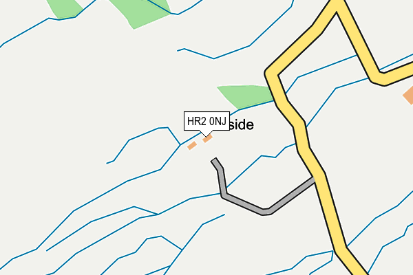 HR2 0NJ map - OS OpenMap – Local (Ordnance Survey) HR2 0NJ map - OS OpenMap – Local (Ordnance Survey)