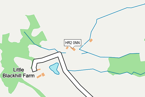 HR2 0NN map - OS OpenMap – Local (Ordnance Survey) HR2 0NN map - OS OpenMap – Local (Ordnance Survey)