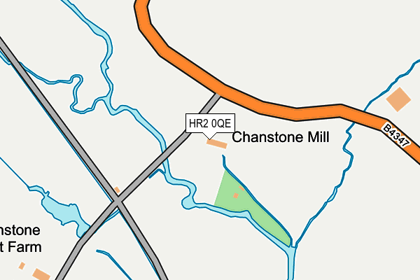 HR2 0QE map - OS OpenMap – Local (Ordnance Survey) HR2 0QE map - OS OpenMap – Local (Ordnance Survey)