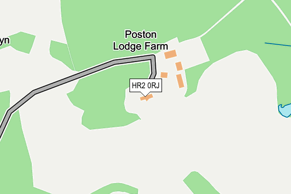 HR2 0RJ map - OS OpenMap – Local (Ordnance Survey) HR2 0RJ map - OS OpenMap – Local (Ordnance Survey)