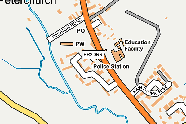 HR2 0RR map - OS OpenMap – Local (Ordnance Survey) HR2 0RR map - OS OpenMap – Local (Ordnance Survey)
