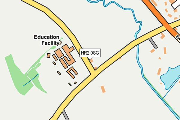 HR2 0SG map - OS OpenMap – Local (Ordnance Survey) HR2 0SG map - OS OpenMap – Local (Ordnance Survey)