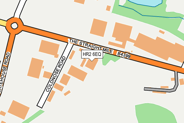 HR2 6EQ map - OS OpenMap – Local (Ordnance Survey)