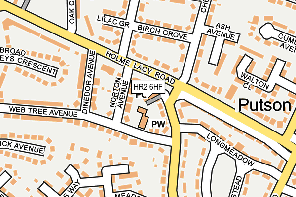 HR2 6HF map - OS OpenMap – Local (Ordnance Survey) HR2 6HF map - OS OpenMap – Local (Ordnance Survey)
