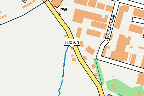 HR2 6JN map - OS OpenMap – Local (Ordnance Survey) HR2 6JN map - OS OpenMap – Local (Ordnance Survey)