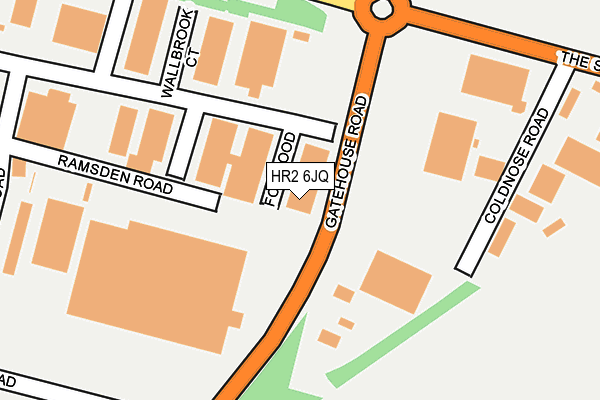 HR2 6JQ map - OS OpenMap – Local (Ordnance Survey) HR2 6JQ map - OS OpenMap – Local (Ordnance Survey)