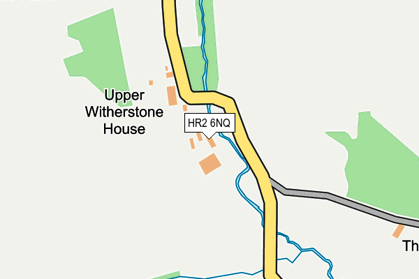 HR2 6NQ map - OS OpenMap – Local (Ordnance Survey) HR2 6NQ map - OS OpenMap – Local (Ordnance Survey)