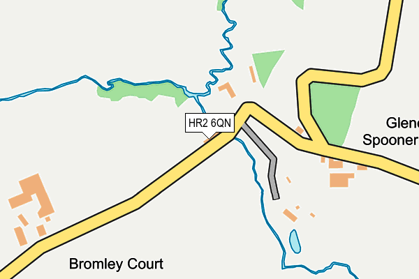 HR2 6QN map - OS OpenMap – Local (Ordnance Survey) HR2 6QN map - OS OpenMap – Local (Ordnance Survey)