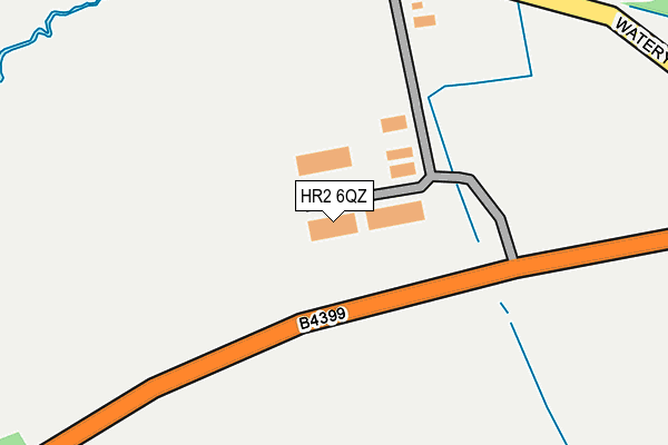 HR2 6QZ map - OS OpenMap – Local (Ordnance Survey) HR2 6QZ map - OS OpenMap – Local (Ordnance Survey)