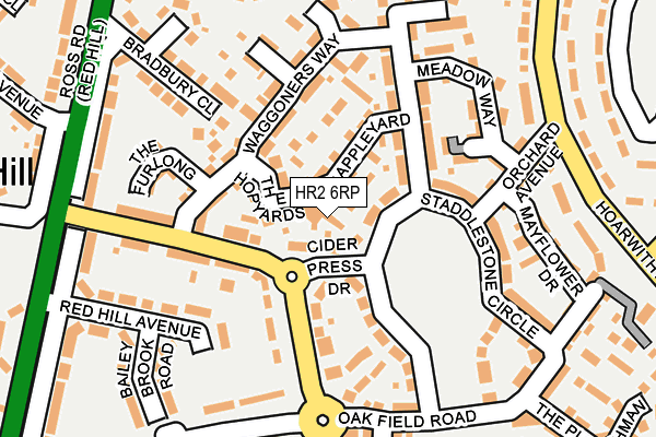 HR2 6RP map - OS OpenMap – Local (Ordnance Survey) HR2 6RP map - OS OpenMap – Local (Ordnance Survey)