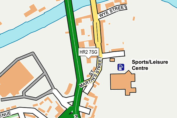 HR2 7SG map - OS OpenMap – Local (Ordnance Survey) HR2 7SG map - OS OpenMap – Local (Ordnance Survey)