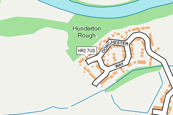 HR2 7US map - OS OpenMap – Local (Ordnance Survey) HR2 7US map - OS OpenMap – Local (Ordnance Survey)