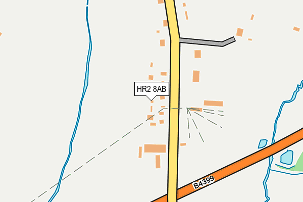 HR2 8AB map - OS OpenMap – Local (Ordnance Survey) HR2 8AB map - OS OpenMap – Local (Ordnance Survey)