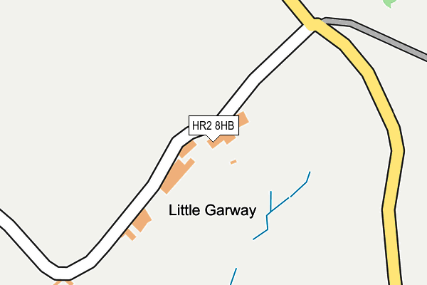 HR2 8HB map - OS OpenMap – Local (Ordnance Survey) HR2 8HB map - OS OpenMap – Local (Ordnance Survey)