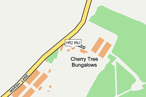HR2 8NJ map - OS OpenMap – Local (Ordnance Survey) HR2 8NJ map - OS OpenMap – Local (Ordnance Survey)