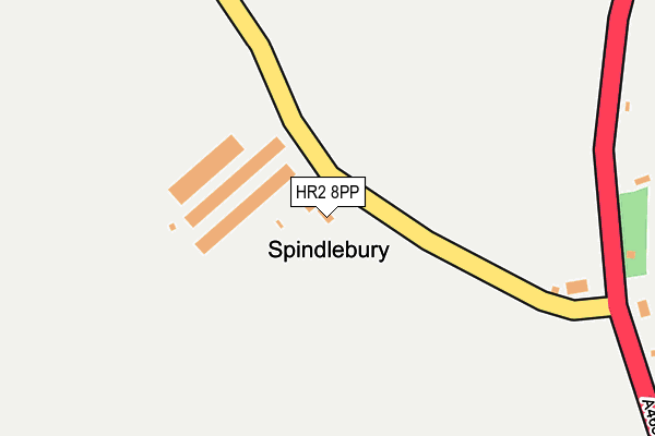 HR2 8PP map - OS OpenMap – Local (Ordnance Survey) HR2 8PP map - OS OpenMap – Local (Ordnance Survey)