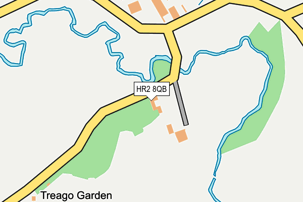 HR2 8QB map - OS OpenMap – Local (Ordnance Survey) HR2 8QB map - OS OpenMap – Local (Ordnance Survey)
