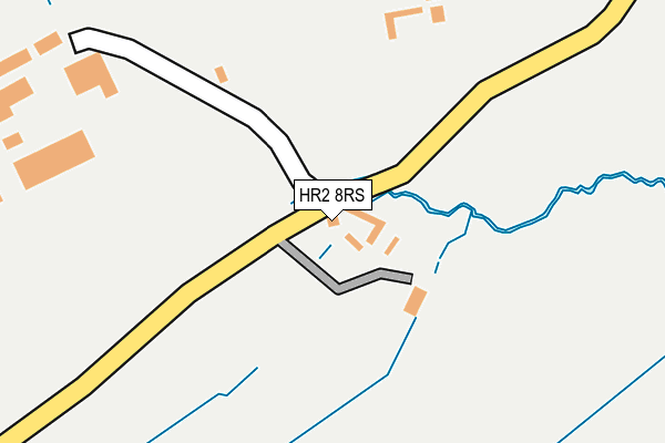 HR2 8RS map - OS OpenMap – Local (Ordnance Survey) HR2 8RS map - OS OpenMap – Local (Ordnance Survey)