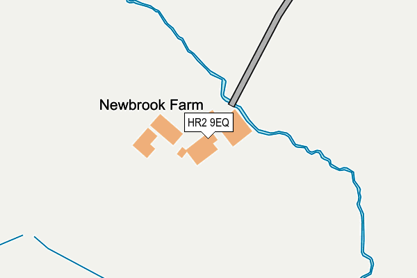 HR2 9EQ map - OS OpenMap – Local (Ordnance Survey) HR2 9EQ map - OS OpenMap – Local (Ordnance Survey)