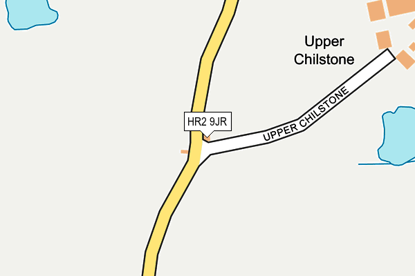 HR2 9JR map - OS OpenMap – Local (Ordnance Survey) HR2 9JR map - OS OpenMap – Local (Ordnance Survey)