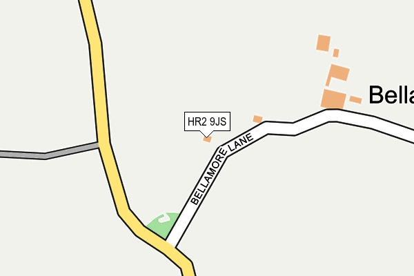 HR2 9JS map - OS OpenMap – Local (Ordnance Survey) HR2 9JS map - OS OpenMap – Local (Ordnance Survey)
