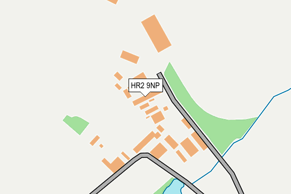 HR2 9NP map - OS OpenMap – Local (Ordnance Survey) HR2 9NP map - OS OpenMap – Local (Ordnance Survey)