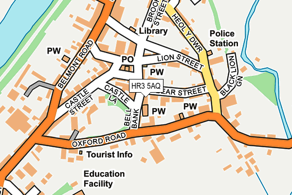 HR3 5AQ map - OS OpenMap – Local (Ordnance Survey) HR3 5AQ map - OS OpenMap – Local (Ordnance Survey)