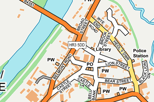 HR3 5DD map - OS OpenMap – Local (Ordnance Survey) HR3 5DD map - OS OpenMap – Local (Ordnance Survey)