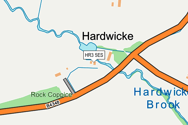 HR3 5ES map - OS OpenMap – Local (Ordnance Survey) HR3 5ES map - OS OpenMap – Local (Ordnance Survey)
