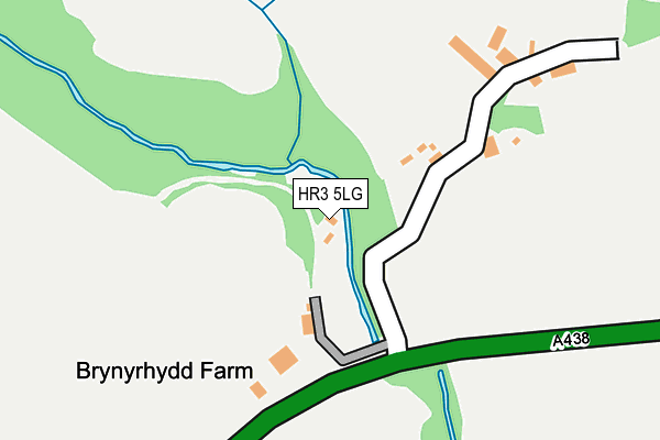 HR3 5LG map - OS OpenMap – Local (Ordnance Survey) HR3 5LG map - OS OpenMap – Local (Ordnance Survey)