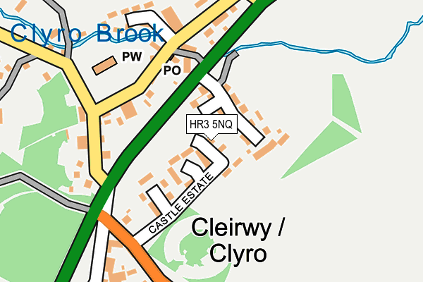 HR3 5NQ map - OS OpenMap – Local (Ordnance Survey) HR3 5NQ map - OS OpenMap – Local (Ordnance Survey)