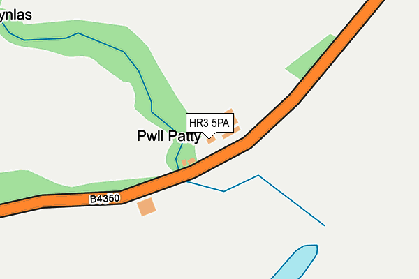HR3 5PA map - OS OpenMap – Local (Ordnance Survey) HR3 5PA map - OS OpenMap – Local (Ordnance Survey)