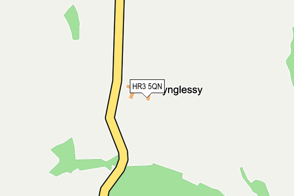 HR3 5QN map - OS OpenMap – Local (Ordnance Survey) HR3 5QN map - OS OpenMap – Local (Ordnance Survey)