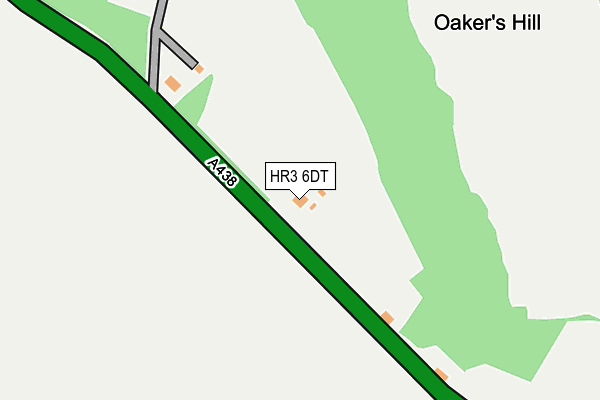 HR3 6DT map - OS OpenMap – Local (Ordnance Survey)