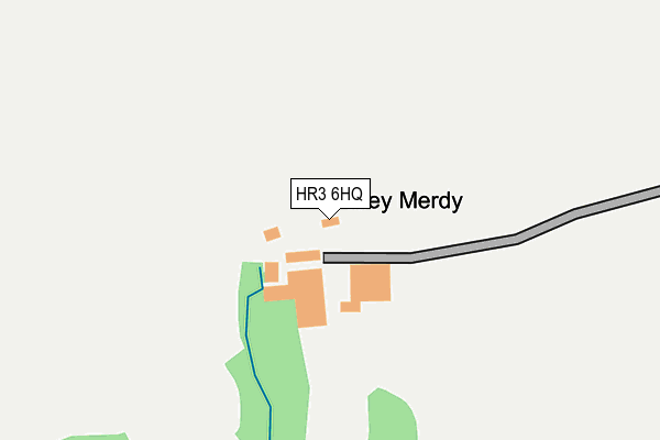 HR3 6HQ map - OS OpenMap – Local (Ordnance Survey) HR3 6HQ map - OS OpenMap – Local (Ordnance Survey)