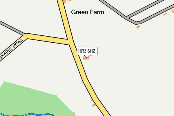 HR3 6HZ map - OS OpenMap – Local (Ordnance Survey) HR3 6HZ map - OS OpenMap – Local (Ordnance Survey)