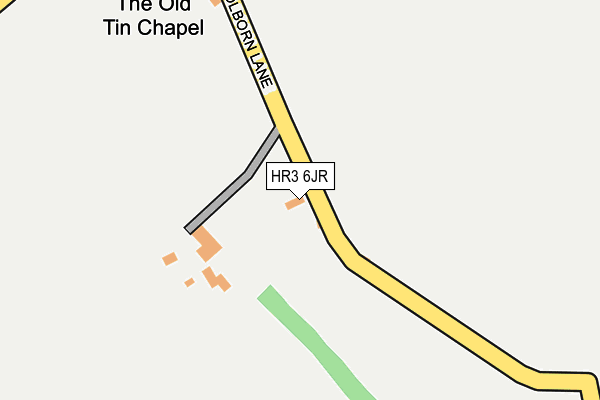 HR3 6JR map - OS OpenMap – Local (Ordnance Survey) HR3 6JR map - OS OpenMap – Local (Ordnance Survey)
