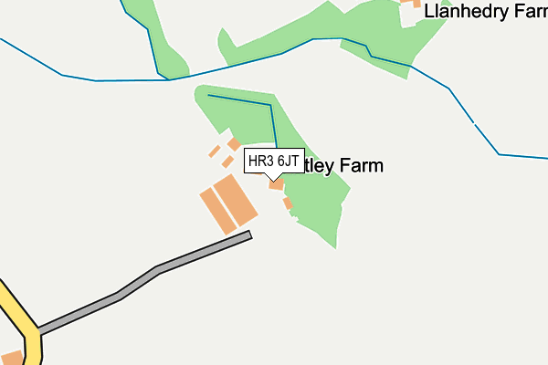 HR3 6JT map - OS OpenMap – Local (Ordnance Survey) HR3 6JT map - OS OpenMap – Local (Ordnance Survey)