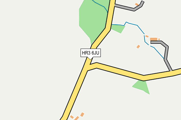 HR3 6JU map - OS OpenMap – Local (Ordnance Survey)