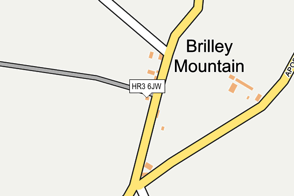 HR3 6JW map - OS OpenMap – Local (Ordnance Survey) HR3 6JW map - OS OpenMap – Local (Ordnance Survey)