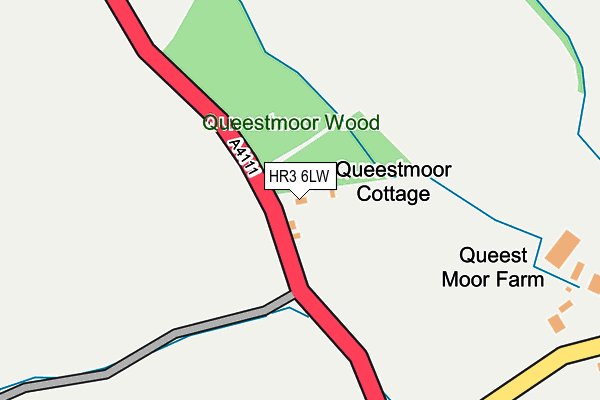HR3 6LW map - OS OpenMap – Local (Ordnance Survey) HR3 6LW map - OS OpenMap – Local (Ordnance Survey)