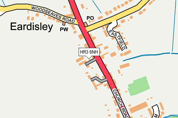 HR3 6NH map - OS OpenMap – Local (Ordnance Survey) HR3 6NH map - OS OpenMap – Local (Ordnance Survey)