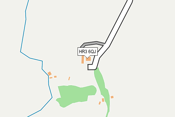 HR3 6QJ map - OS OpenMap – Local (Ordnance Survey) HR3 6QJ map - OS OpenMap – Local (Ordnance Survey)