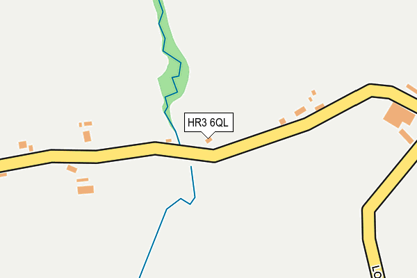 HR3 6QL map - OS OpenMap – Local (Ordnance Survey) HR3 6QL map - OS OpenMap – Local (Ordnance Survey)