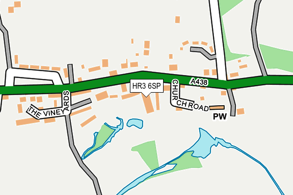 HR3 6SP map - OS OpenMap – Local (Ordnance Survey) HR3 6SP map - OS OpenMap – Local (Ordnance Survey)