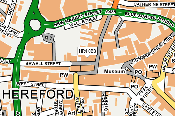 HR4 0BB map - OS OpenMap – Local (Ordnance Survey) HR4 0BB map - OS OpenMap – Local (Ordnance Survey)