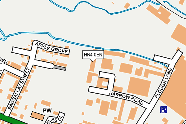 HR4 0EN map - OS OpenMap – Local (Ordnance Survey) HR4 0EN map - OS OpenMap – Local (Ordnance Survey)